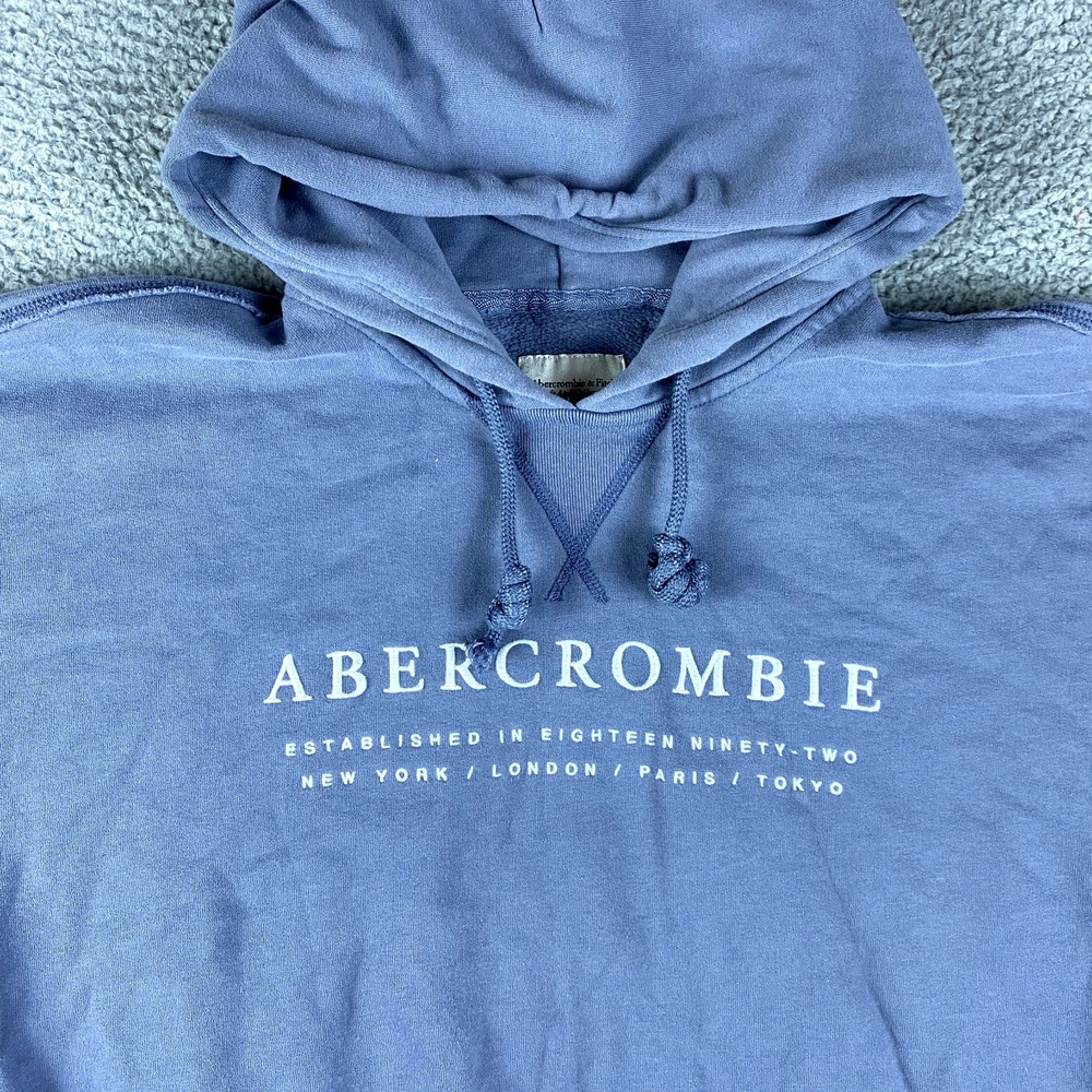 Abercrombie & Fitch Sweatshirt Womens Medium Soft A&F Oversized London New York